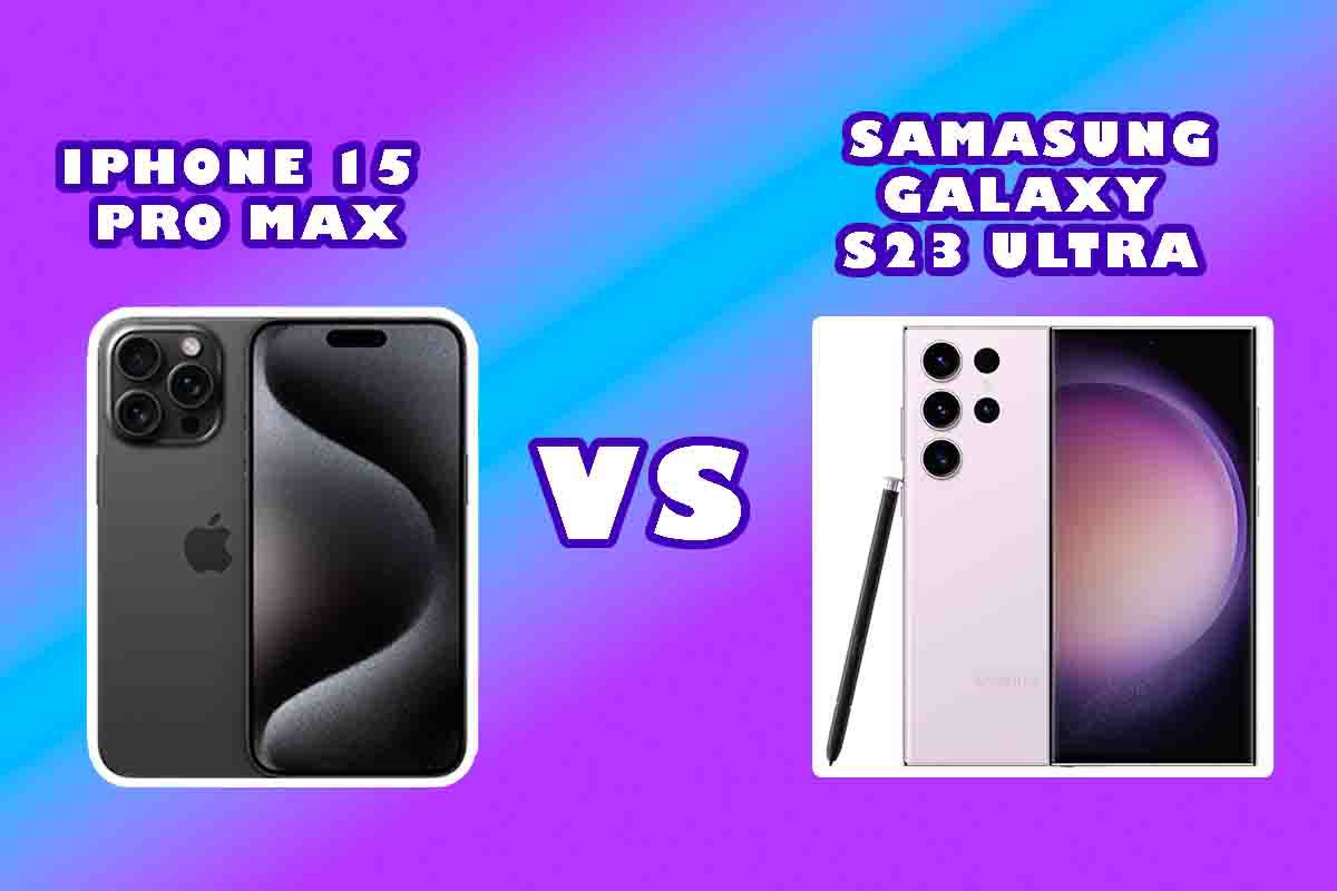 differenze zoom Phone 15 Pro Max vs Samsung Galaxy S23 Ultra