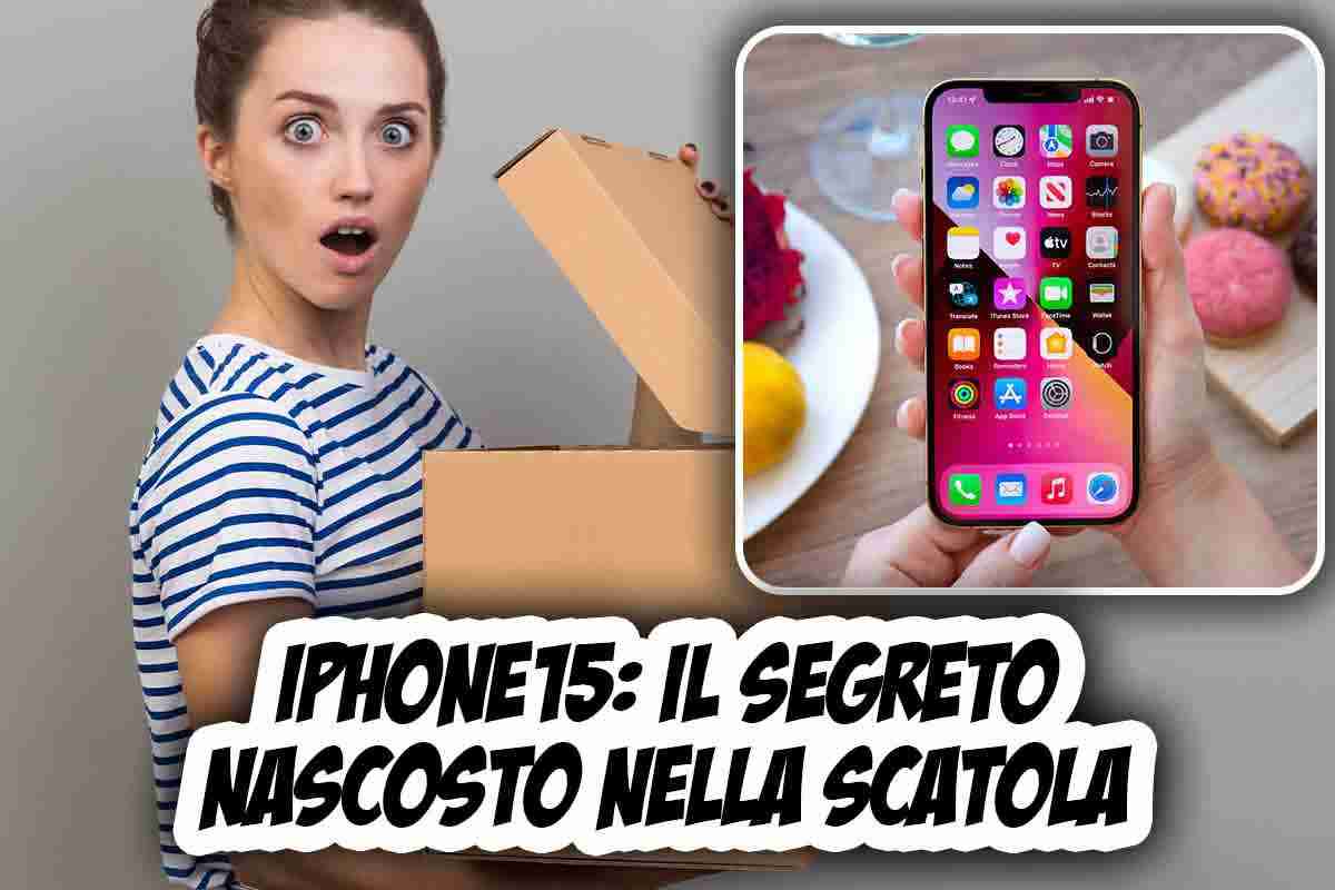 iPhone 15 e il segreto nella scatola